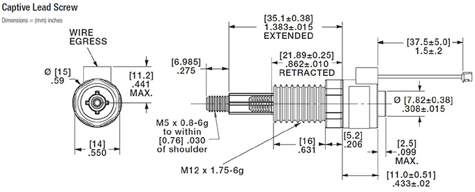 Captive Shaft