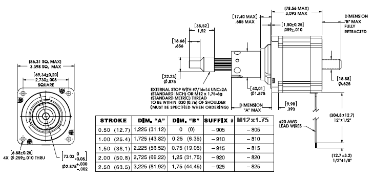 Captive Linear Actuator
