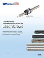 Lead Screws A Best Fit Technology